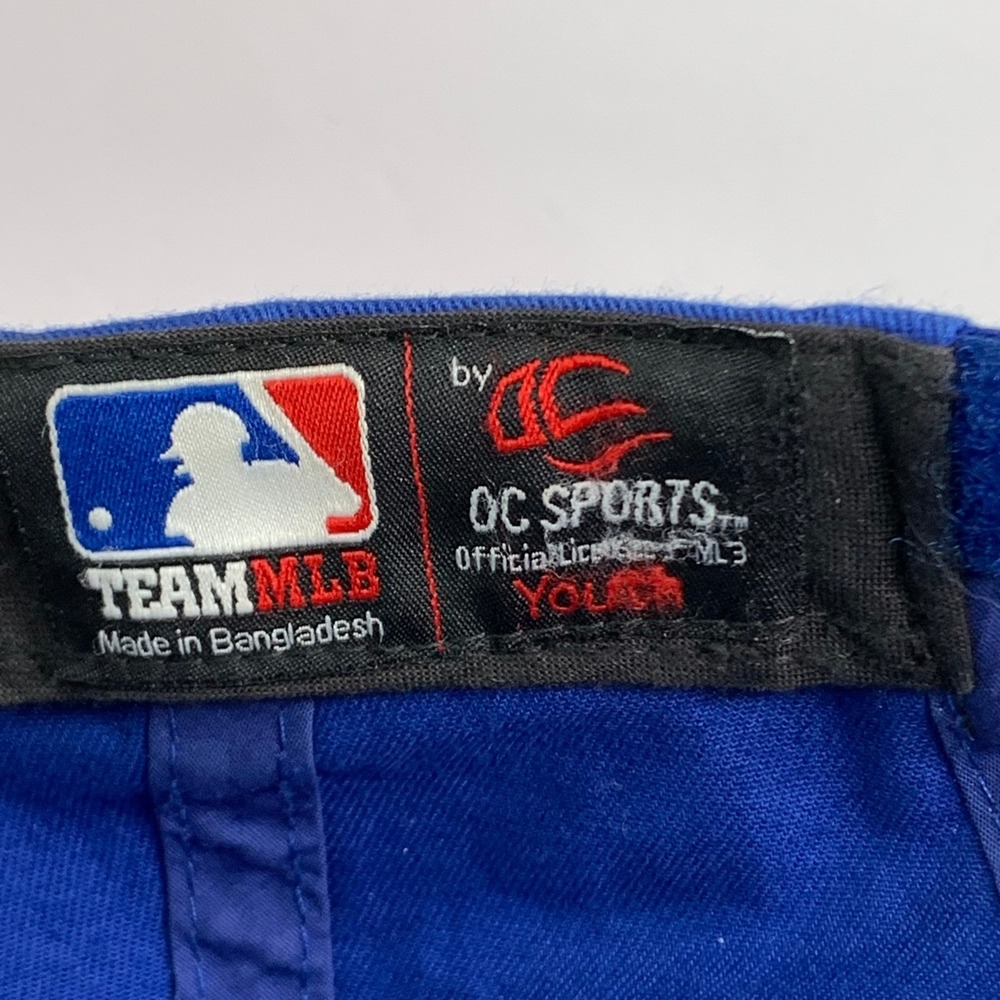 Chicago Cubs MLB Youth Baseball Cap Blue Red C Logo Adjustable - Picture 2 of 7